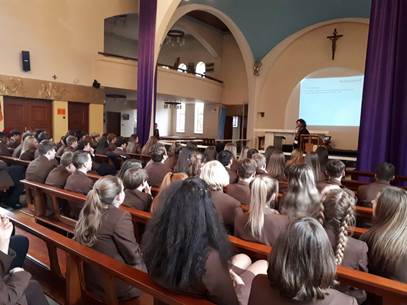 Rachel Freeman school talk, tyndall, manchester