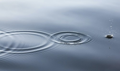 water with droplets